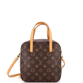 Louis Vuitton Spontini Handbag Monogram Canvas