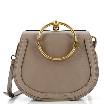 Chloe Nile Crossbody Bag Leather Medium