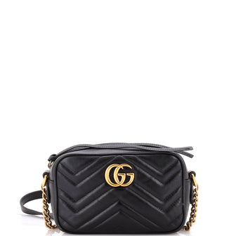 Gucci GG Marmont Shoulder Bag Matelasse Leather Mini
