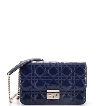 Christian Dior Miss Dior Promenade Pouch Cannage Quilt Patent Large
