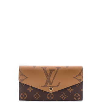 Louis Vuitton Sarah Wallet NM Reverse Monogram Giant and Monogram Canvas