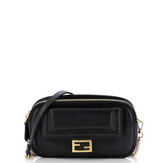 Fendi Easy 2 Baguette Crossbody Bag Leather Mini