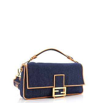 Fendi Baguette NM Bag Denim Large