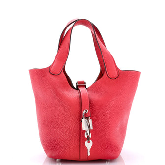 Hermes Picotin Lock Bag Clemence PM