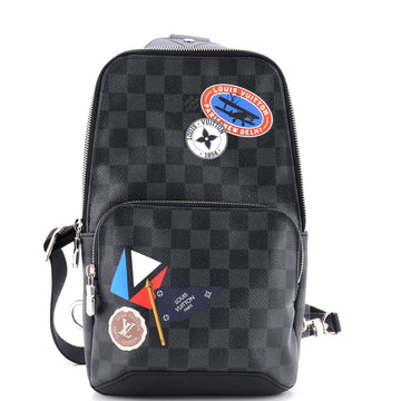 Louis Vuitton Avenue Sling Bag Limited Edition Damier Graphite LV League