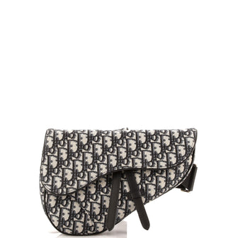 Christian Dior Saddle Crossbody Bag Oblique Canvas