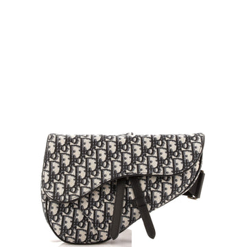 Christian Dior Saddle Crossbody Bag Oblique Canvas