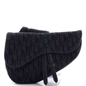 Christian Dior Saddle Crossbody Bag Oblique Canvas