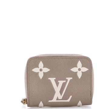 Louis Vuitton Zippy Coin Purse Bicolor Monogram Empreinte Giant