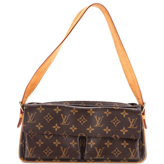 Louis Vuitton Viva Cite Handbag Monogram Canvas MM