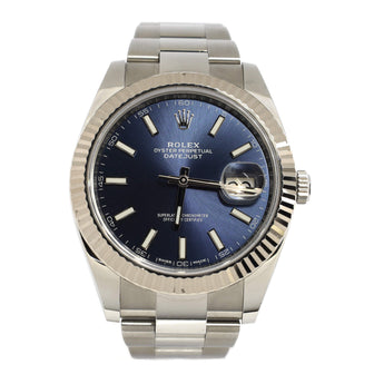 Rolex Oyster Perpetual Datejust Automatic Watch Stainless Steel and White Gold 41