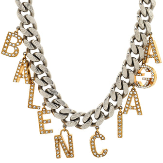 Gucci x Balenciaga The Hacker Project Choker Necklace Metal with Crystal