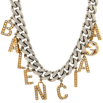 Gucci x Balenciaga The Hacker Project Choker Necklace Metal with Crystal
