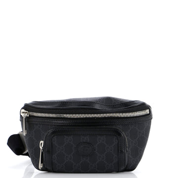 Gucci Interlocking G Patch Belt Bag GG Coated Canvas