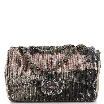 Chanel Coco Cuba Flap Bag Sequins Medium