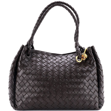 Bottega Veneta Andiamo Top Handle Bag Intrecciato Nappa Large