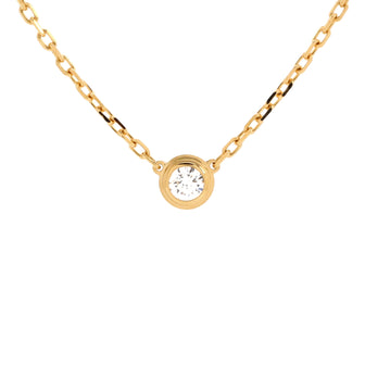 Cartier Cartier D'Amour Pendant Necklace 18K Yellow Gold and Diamond Small