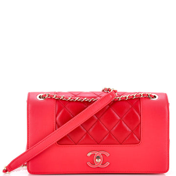 Chanel Mademoiselle Vintage Flap Bag Quilted Sheepskin Medium