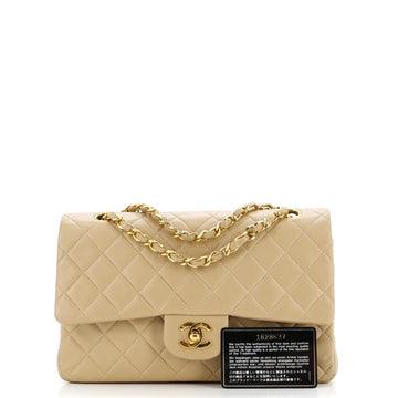 Chanel Vintage Classic Double Flap Bag Quilted Lambskin Medium