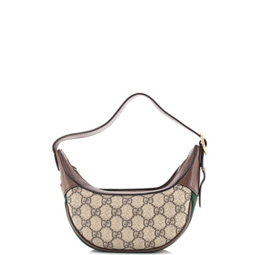 Gucci Ophidia Zip Hobo GG Coated Canvas Mini