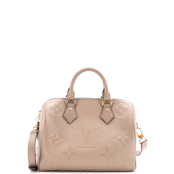 Louis Vuitton Speedy Bandouliere Bag Monogram Empreinte Giant 25