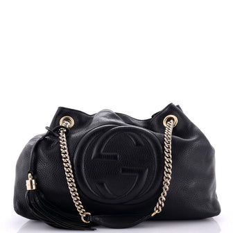 Gucci Soho Chain Strap Shoulder Bag Leather Medium