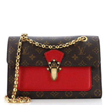 Louis Vuitton Victoire Handbag Monogram Canvas and Leather