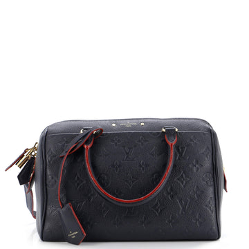 Louis Vuitton Speedy Bandouliere NM Bag Monogram Empreinte Leather 25