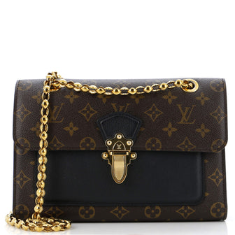 Louis Vuitton Victoire Handbag Monogram Canvas and Leather
