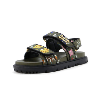 Christian Dior Women's DiorAct Sandals Printed Technical Fabric