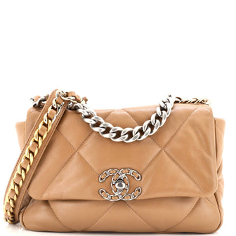 Chanel 19 Flap Bag Quilted Leather Medium