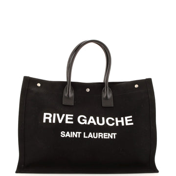 Saint Laurent Rive Gauche Shopper Tote Canvas Large