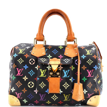 Louis Vuitton Speedy Handbag Monogram Multicolor 30