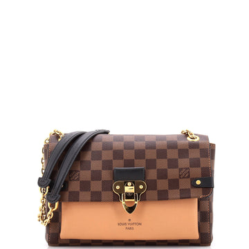 Louis Vuitton Vavin Handbag Damier with Leather PM