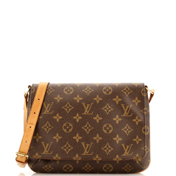 Louis Vuitton Musette Tango Handbag Monogram Canvas