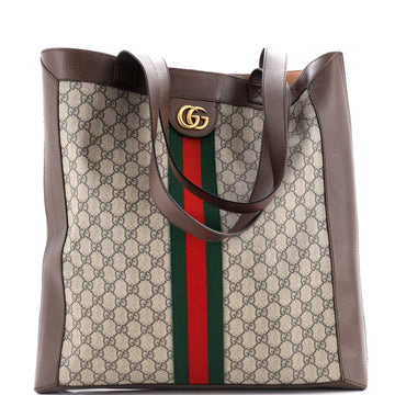 Gucci Ophidia Soft Open Tote GG Coated Canvas Large
