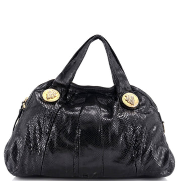 Gucci Hysteria Dome Satchel Snakeskin Large