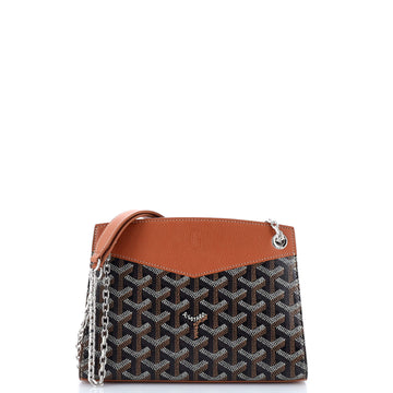 Goyard Structured Rouette Chain Shoulder Bag Coated Canvas Mini