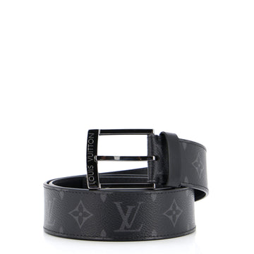 Louis Vuitton Signature Chain Belt Monogram Eclipse Canvas Medium