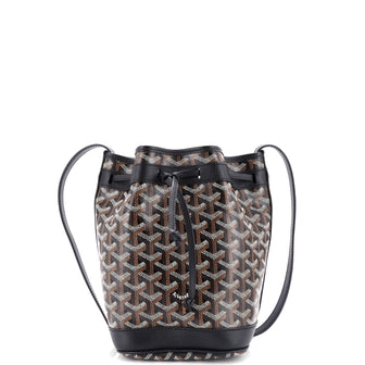Goyard Petit Flot Bucket Bag Coated Canvas PM