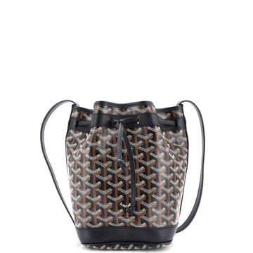 Goyard Petit Flot Bucket Bag Coated Canvas PM