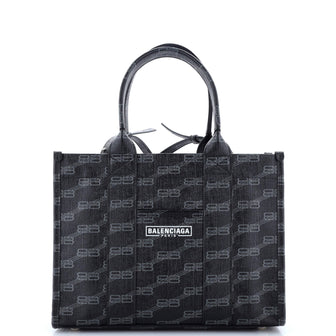Balenciaga Hardware Tote BB Monogram Coated Canvas Small