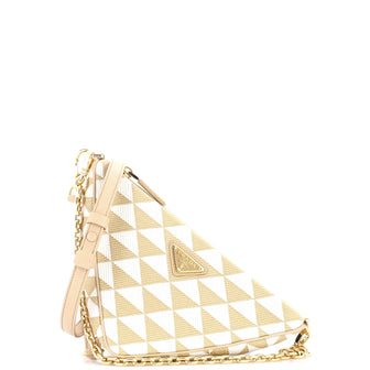Prada Symbole Triangle Bag Jacquard Mini