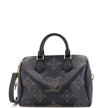 Louis Vuitton Speedy Bandouliere Bag Studded Monogram Giant Leather 25