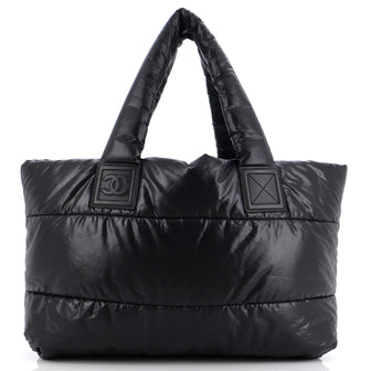 Chanel Coco Cocoon Reversible Tote Quilted Nylon Medium