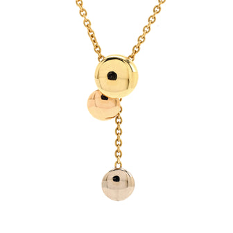 Cartier Sweet Trinity Drop Pendant Necklace 18K Tricolor Gold