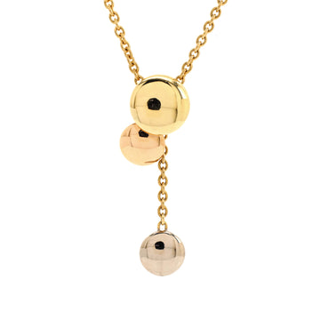 Cartier Sweet Trinity Drop Pendant Necklace 18K Tricolor Gold