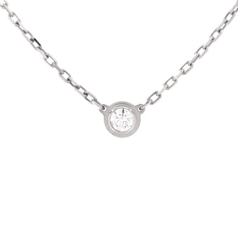 Cartier Cartier D'Amour Pendant Necklace 18K White Gold with Diamond Small