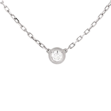 Cartier Cartier D'Amour Pendant Necklace 18K White Gold with Diamond Small