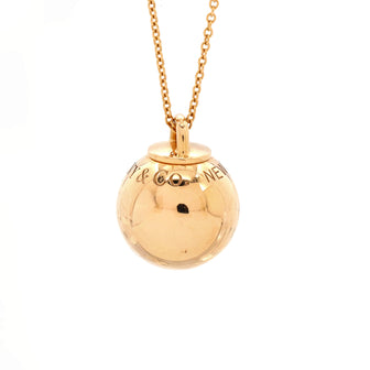 Tiffany & Co. HardWear Ball Pendant Necklace 18K Rose Gold 19mm